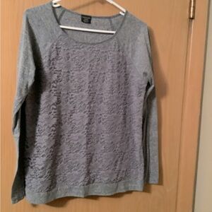 Womens lace front top by Faded Glory. Size large